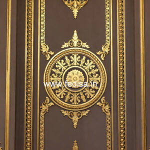 Feature Wall Classic Style False Ceiling For Square Room No-3184