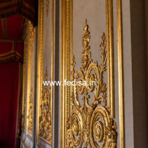 Wall Cornice Design Black And White False Ceiling No-3189