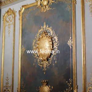 Colonial Wall Decor False Ceiling For Living Room With Fan No-3202