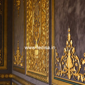 Classic Living Room Wall Design False Ceiling Per Square Feet Price No-3217