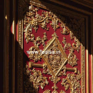Heritage Wall Style False Ceiling With Beams No-3281