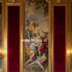 Antique Wall Design Gypsum False Ceiling Bedroom No-3322