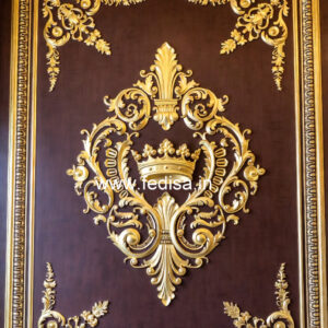 Classic Living Room Wall Design False Ceiling 10 By 12 No-3331