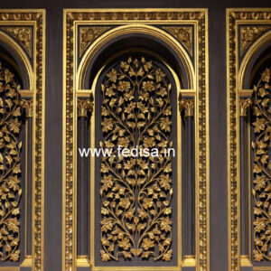 Classic Tv Wall Design False Ceiling For Hall Price No-3335