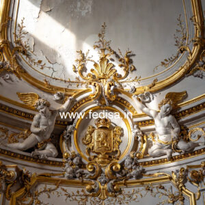 Feature Wall Classic Style Jali Wali False Ceiling No-3336