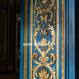 Wooden Wall Panel Design Armstrong Grid False Ceiling No-3361