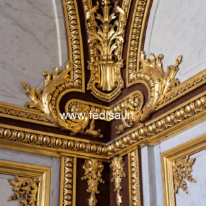 Classic Tv Wall Design Fall Ceiling Kitchen No-3373