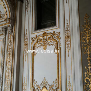 Heritage Wall Style False Ceiling For 2 Fans No-3395