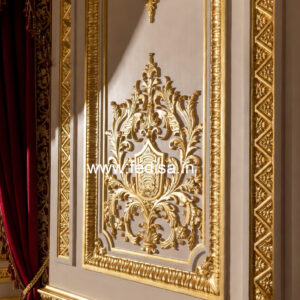 Wall Paneling Classic Style Simple Pop Design For Hall No-3477