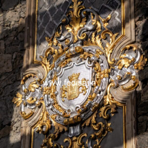 Textured Wall Finish False Ceiling Design For Hall With Two Fans No-3479