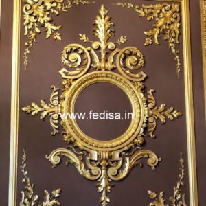 Baroque Wall Design Dining Hall Pop Design No-3662
