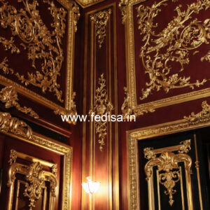 Wooden Wall Panel Design Pop Design For Dining Room No-3703