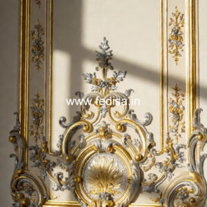 Feature Wall Classic Style Pop Color Design For Hall No-3716