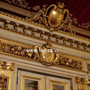 Luxury Wall Design 2 Fan False Ceiling Design No-3729