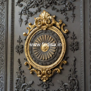 Neoclassical Wall Decor Pop Fan Box Design No-3739