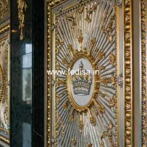 Classic Living Room Wall Design Wall False Ceiling Design No-3749