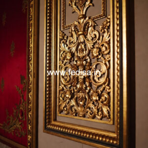 Classic Living Room Wall Design Room Pop Ceiling Design No-3863