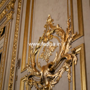 Heritage Wall Style Half False Ceiling Design No-3889