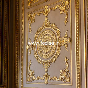 Plaster Wall Design Ceiling Flower Color No-3898