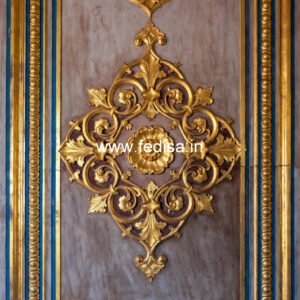 Hallway Wall Design Traditional False Ceiling For Hall With 2 Fans No-3904