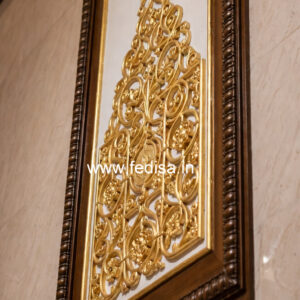 Wall Frame Design Classic Plus Minus Design For Bedroom No-3984