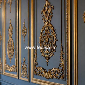 Carved Wall Panels Fall Ceiling Design Hall No-3985