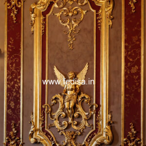 Luxury Wall Design Pop Design Double Fan No-3995