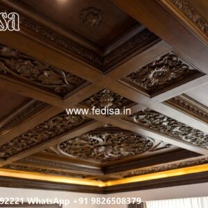 Wooden Ceiling Design Plaster Ceiling Design No-035