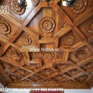 Wooden Ceiling Design False Ceiling Design For Living Room No-045
