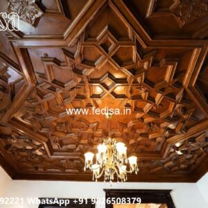 Wooden Ceiling Design Gypsum Board Design No-062