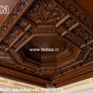 Wooden Ceiling Design Bedroom False Ceiling No-065