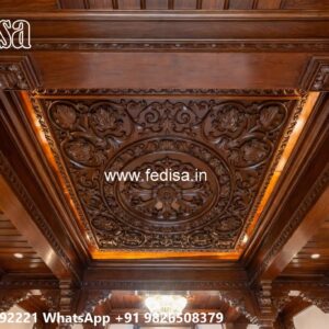 Wooden Ceiling Design Minus Plus Pop Design New 2026 No-069