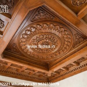 Wooden Ceiling Design Pop Fall Ceiling Design No-107