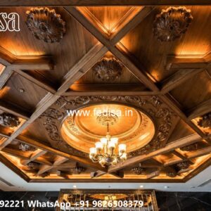 Wooden Ceiling Design Pop Design For Hall 2026 No-142