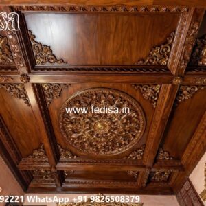 Wooden Ceiling Design Cement Ceiling Design No-160