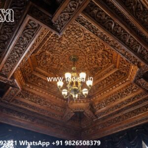 Wooden Ceiling Design Pop Down Ceiling Design No-171