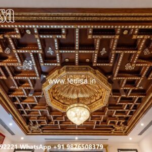 Wooden Ceiling Design Simple Pop Design For Small Hall No-214