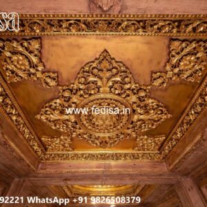 Wooden Ceiling Design Pop Cornice Design No-258