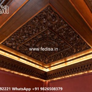Wooden Ceiling Design Terrace Ceiling Design No-308