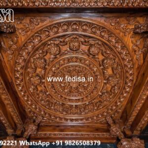 Wooden Ceiling Design Concrete Ceiling Design No-368