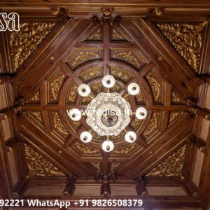 Wooden Ceiling Design False Ceiling Color Ideas No-392