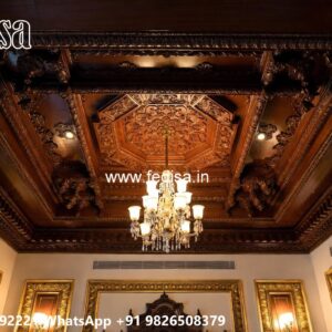 Wooden Ceiling Design Pooja Room Pop Design No-397