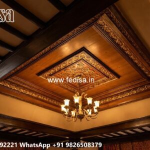 Wooden Ceiling Design Bedroom Ceiling Design 2026 With Fan No-422