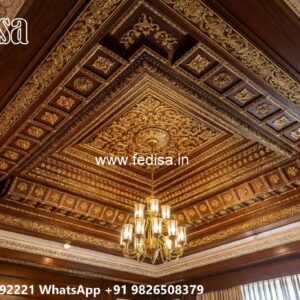 Wooden Ceiling Design Black Ceiling Design No-425