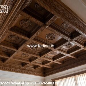 Wooden Ceiling Design False Ceiling Jali Design No-450