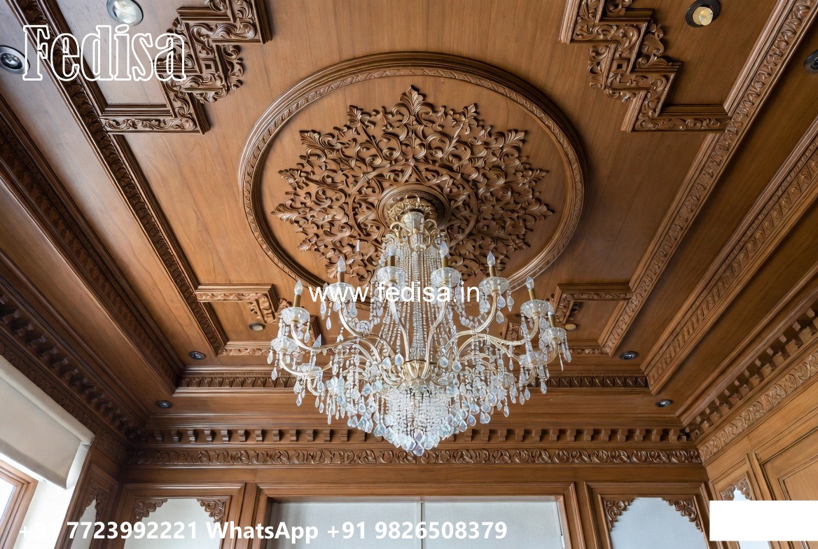 Wooden Ceiling Design Designer Ceiling Fans With Lights No-465