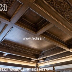 Wooden Ceiling Design Dining False Ceiling No-467