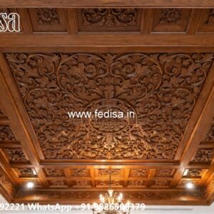 Wooden Ceiling Design Pop Design For Small Hall No-482