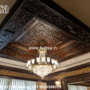 Wooden Ceiling Design Hall Design Pop No-485