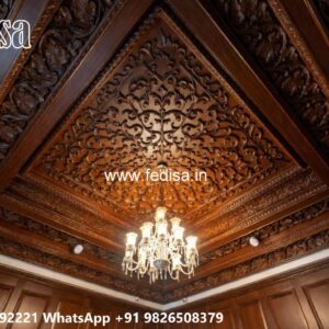 Wooden Ceiling Design False Ceiling Designs For Living Room In Flats No-497